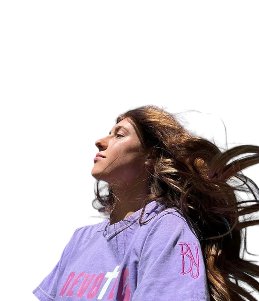 Delaney Miller Purple Tee