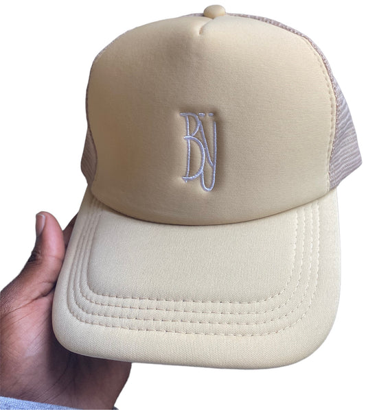 Tan Logo Trucker Hat