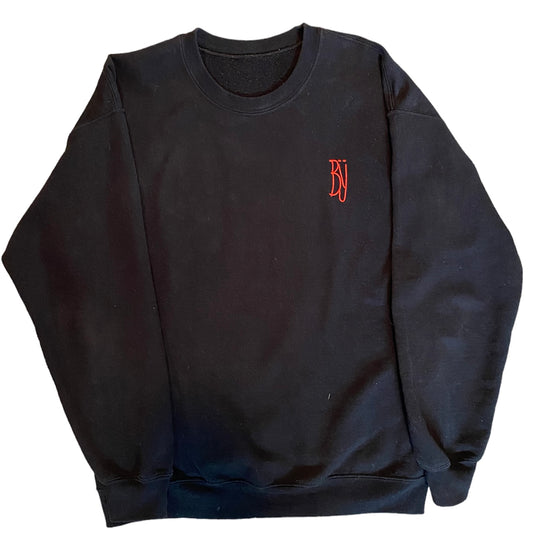 Black Logo Crewneck